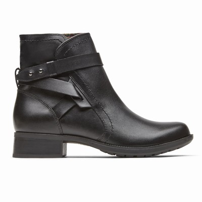 Rockport Copley Waterproof Strap Stiefel Damen Schwarz DJL-612849
